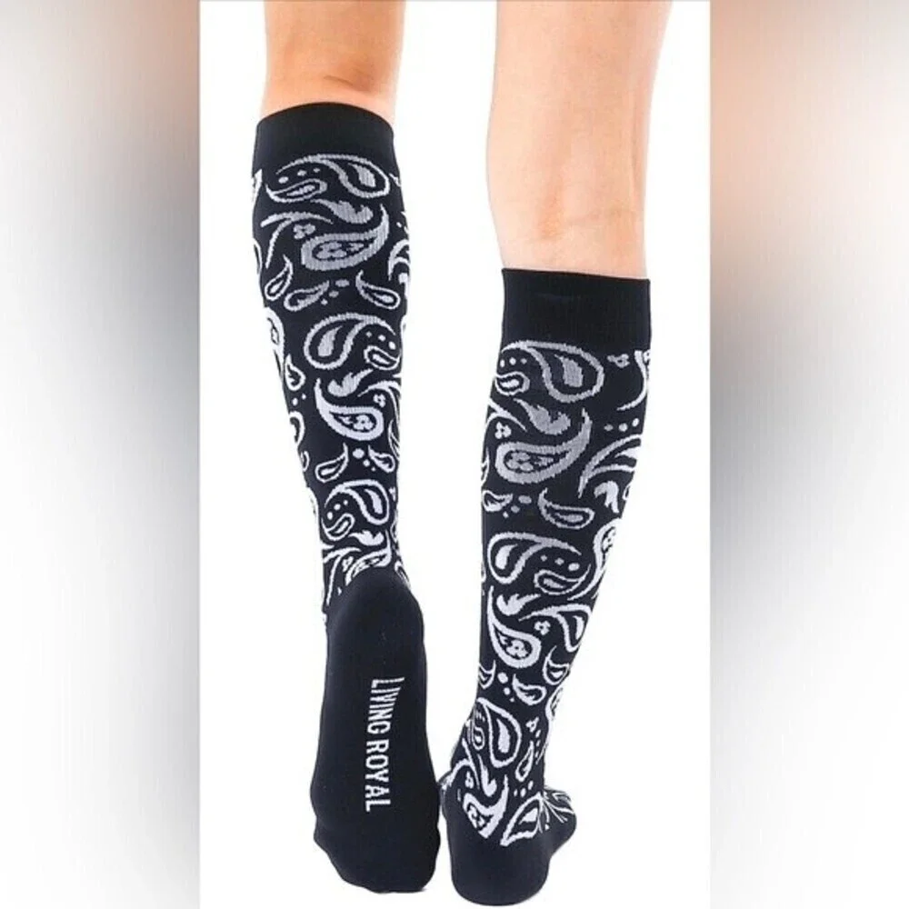 Living Royal Compression Socks - Graduated Compression 15-20mmHg Padded Cushion.